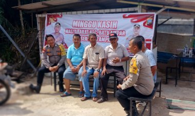Polsek Batu Ampar Gelar Minggu Kasih Kamtibmas di Batu Merah, Warga Sampaikan Aspirasi
