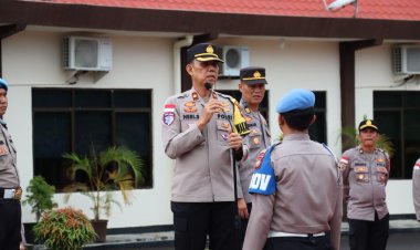 Demi terwujudnya sikap disiplin, Propam Polres Bintan lakukan Opsgaktiplin