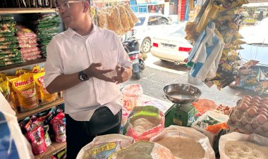 Satgas Pangan Polresta Barelang Cek Harga Beras di Pasar Botania 2, Seluruh Distributor Patuh HET