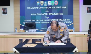 POLDA KEPRI RESMIKAN KERJA SAMA STRATEGIS TAHUN 2025: WUJUDKAN REKRUTMEN BERSIH DAN HUMANIS