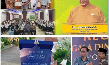 Reuni Akbar dan Awarding Night Alumni Polibatam 2025 Meriah, Ismeth Abdullah Terima Penghargaan Tokoh Inisiator