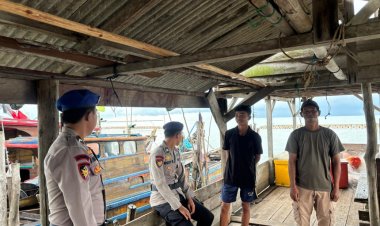 Satpolairud Lingga Intensifkan Himbauan Keselamatan Pelayaran di Tengah Potensi Cuaca Ekstrem