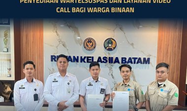 Rutan Batam Resmi Gandeng PT Lintas Angkasa Dunia, Hadirkan Wartelsuspas & Layanan Video Call untuk Warga Binaan
