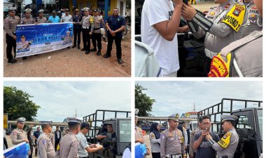 Satlantas Polresta Barelang Gelar Pengecekan Alkohol dan Ramcheck Pengemudi dalam Operasi Zebra Seligi 2025