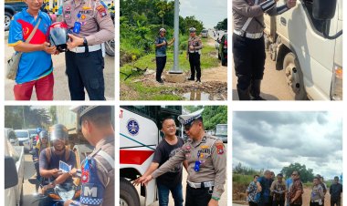 Himbauan, Pembagian Helm, hingga Survey Jalan Warnai Pelaksanaan Operasi Zebra Seligi 2025 di Kota Batam