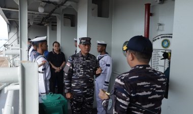 WUJUDKAN INDONESIA POROS MARITIM DUNIA, DANKODAERAL IV LEPAS PESERTA PPKM 2025 MENUJU JAKARTA