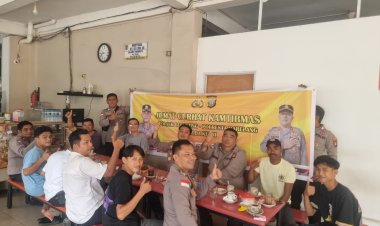 Polsek Bengkong Gelar Jumat Curhat Kamtibmas Bersama Warga Kelurahan Sadai