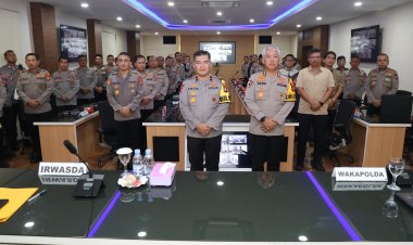 POLDA KEPRI GELAR TAKLIMAT AKHIR AUDIT KINERJA ITWASDA TAHAP II T.A. 2025
