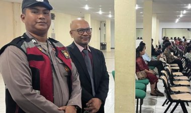 POLSEK BENGKONG GELAR KEGIATAN MINGGU KASIH KAMTIBMAS DI GEREJA GBI TABGHA BENGKONG LAUT