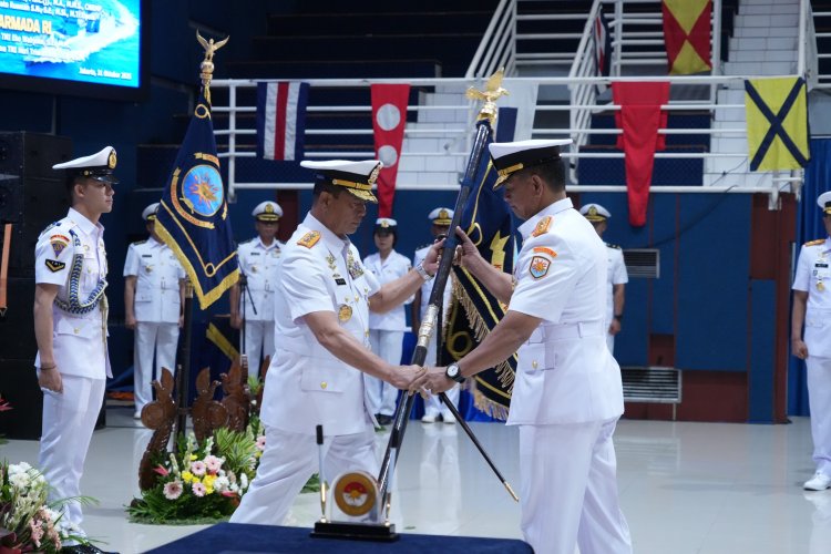 Dankodaeral IV Hadiri Sertijab Kaskoarmada RI, Pangkoarmada I dan III