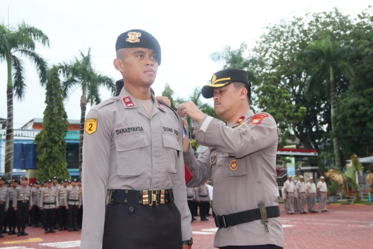 Apel Pembukaan Latja Siswa Diktuba Polri TA. 2025 SPN Polda Kepri Di Polres Karimun
