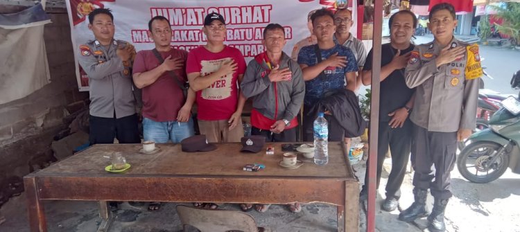 Polsek Batu Ampar Gelar Jumat Curhat Kamtibmas Bersama Warga Komp. Nagoya Garden Seraya