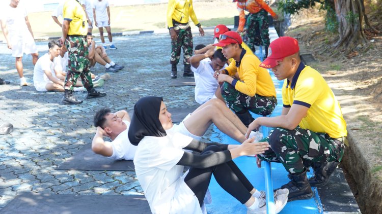 TNI AL Gelar Tes Kesegaran Jasmani bagi Calon Perwira di Batam