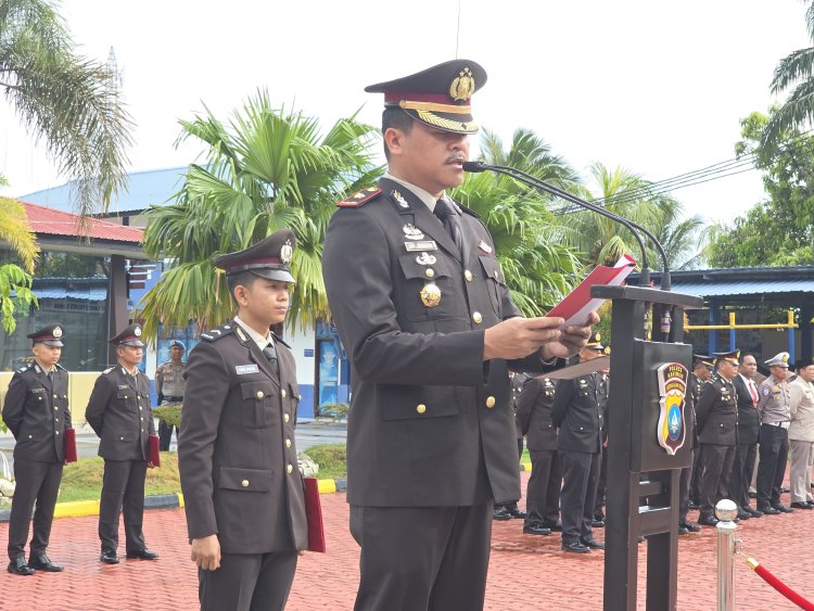 Polres Karimun Gelar Upacara Peringatan Hari Pahlawan Ke-80