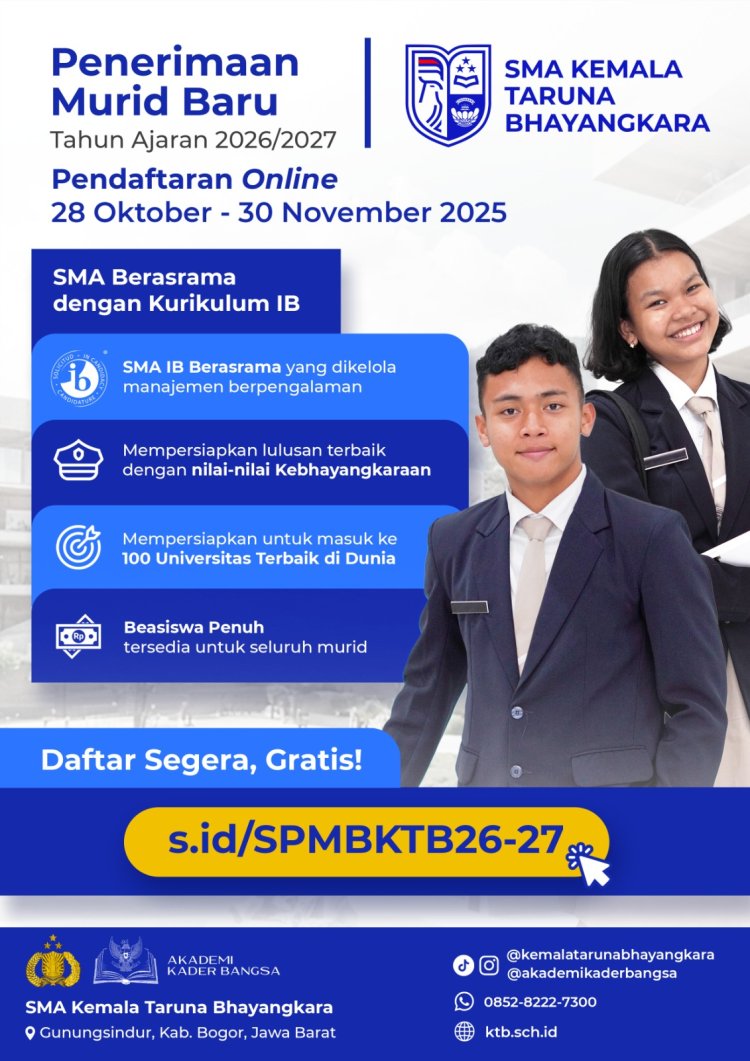 Polsek Batu Ampar Sosialisasikan Penerimaan Murid Baru SMA Kemala Taruna Bhayangkara