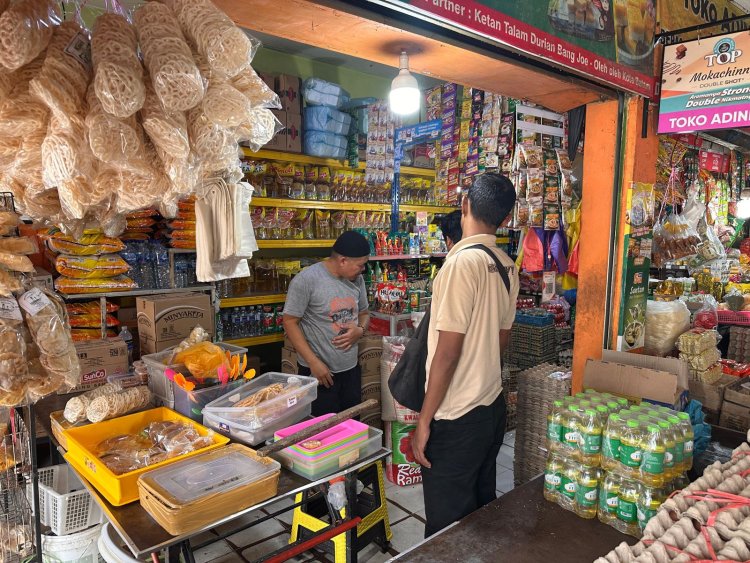 Satgas Pangan Polresta Barelang Pastikan Harga Beras di Pasar Mega Legenda Sesuai HET