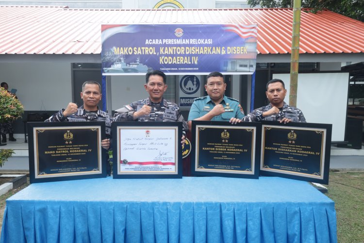 Dankodaeral IV Resmikan Kantor Satrol Kodaeral IV di Tanjung Uban