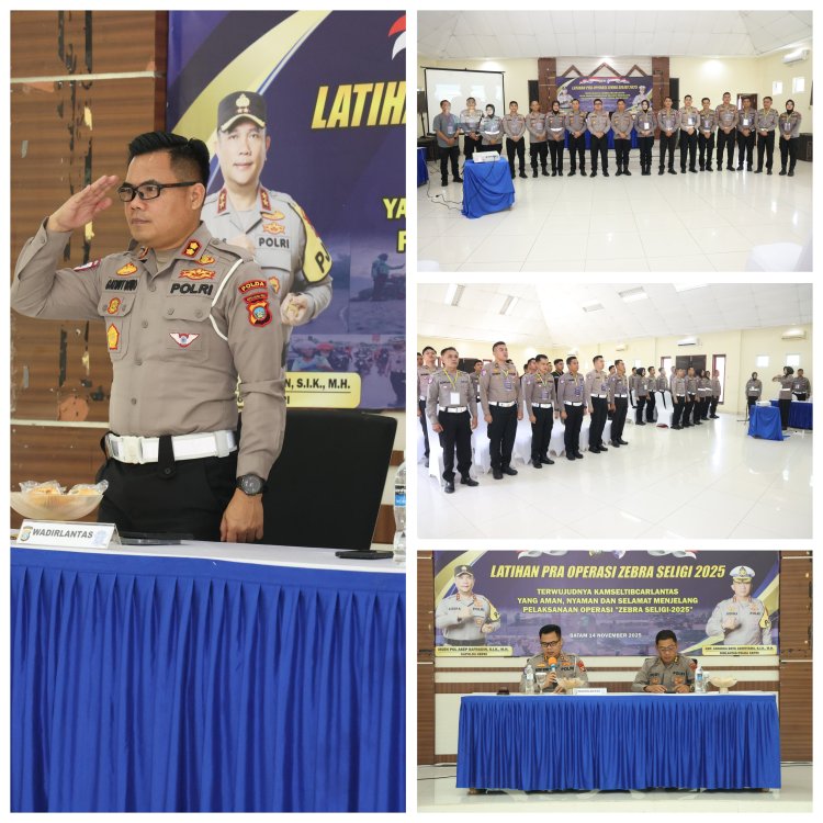 POLDA KEPRI GELAR LATIHAN PRA OPERASI ZEBRA SELIGI 2025