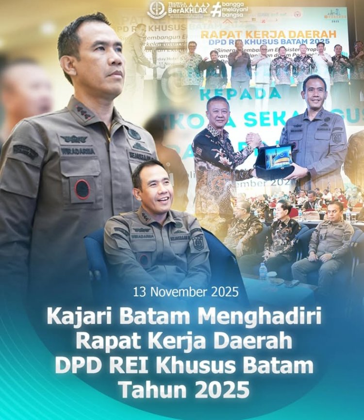 Kajari Batam Hadiri Rakerda DPD REI Khusus Batam 2025 di Hotel Planet Holiday