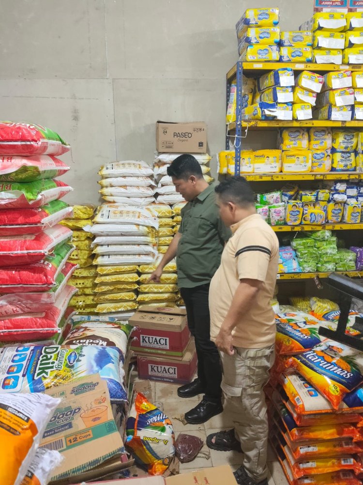 Satgas Pangan Polresta Barelang Cek Harga Beras di Pasar SP Plaza Batu Aji, Tidak Temukan Pelanggaran HET
