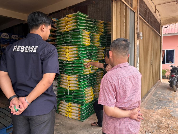 Satgas Pangan Polresta Barelang Cek Harga Beras di Toko Selamat Datang Punggur, Tidak Temukan Pelanggaran HET