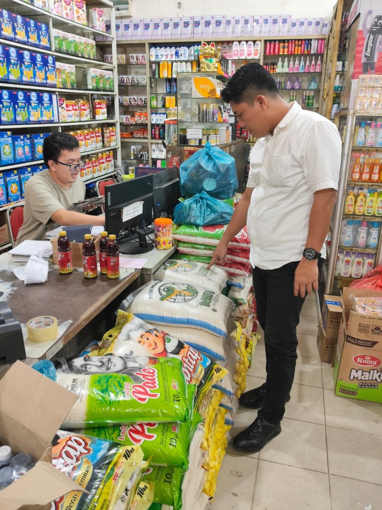 Pengendalian Harga Beras di Join Mart Sagulung, Satgas Pangan Polresta Barelang Pastikan Tidak Ada Pelanggaran HET