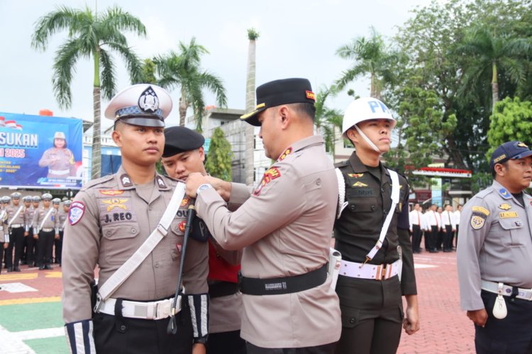 Apel Gelar Pasukan Operasi Zebra Seligi 2025 di Polres Karimun