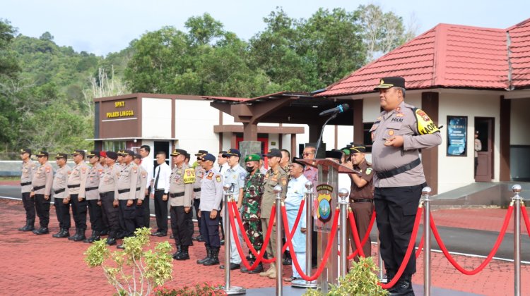Polres Lingga Resmi Mulai Operasi Zebra Seligi 2025, Fokus pada Edukasi dan Kenyamanan Berkendara