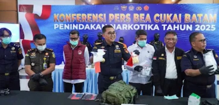 Bea Cukai Batam Gagalkan Dua Upaya Penyelundupan Narkotika di Pelabuhan dan Laut Kepri