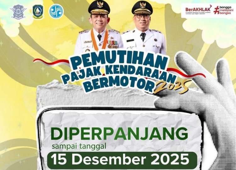 Pemprov Kepri Perpanjang Program Pemutihan Pajak Kendaraan Bermotor hingga 15 Desember 2025