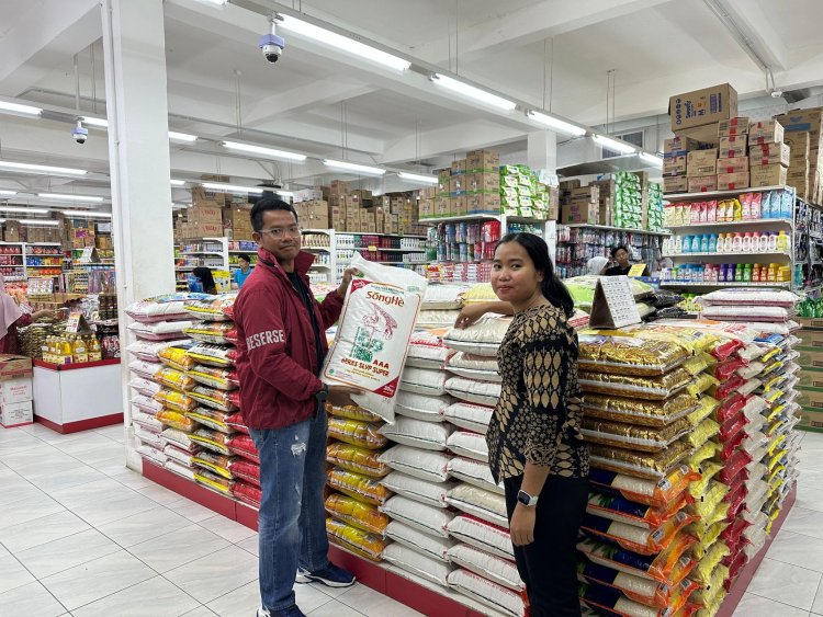 Satgas Pangan Polresta Barelang Sidak Toko Top 100 KDA, Harga Beras Sesuai HET