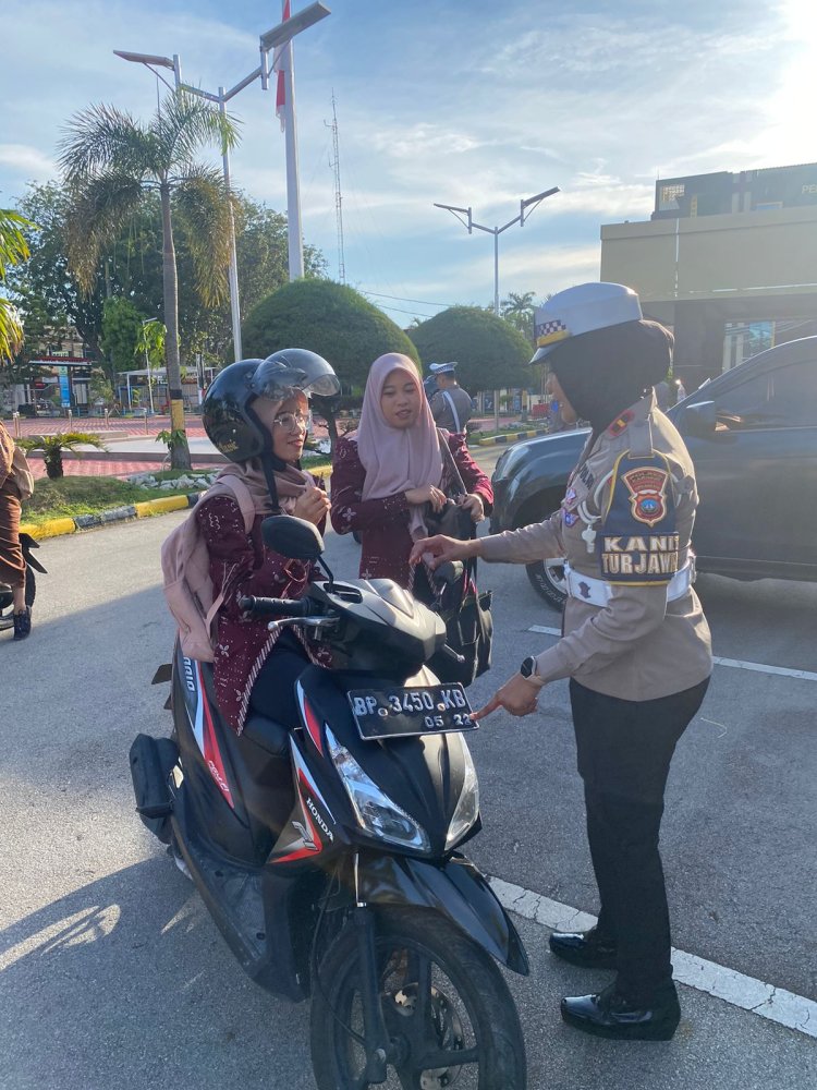 Operasi Zebra, Satlantas Polres Karimun Gelar Pemeriksaan Kelengkapan Kendaraan