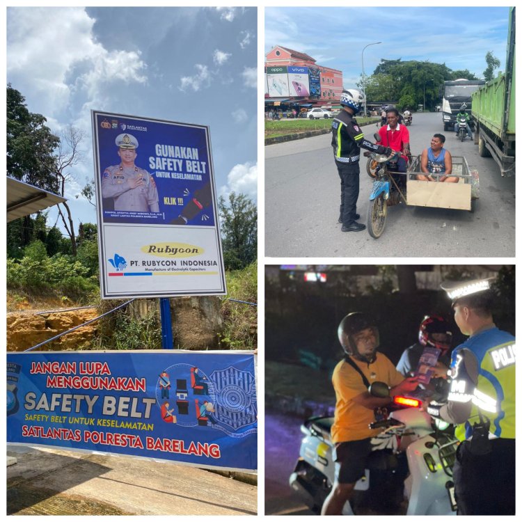 Satlantas Polresta Barelang Intensifkan Edukasi Keselamatan pada Ops Zebra Seligi 2025 di Lima Ruas Jalan Utama