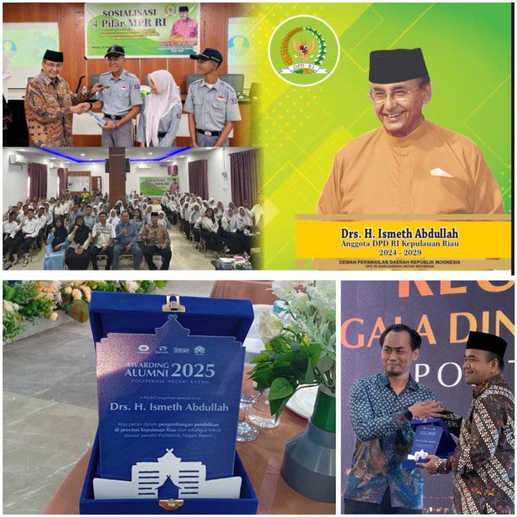 Reuni Akbar dan Awarding Night Alumni Polibatam 2025 Meriah, Ismeth Abdullah Terima Penghargaan Tokoh Inisiator