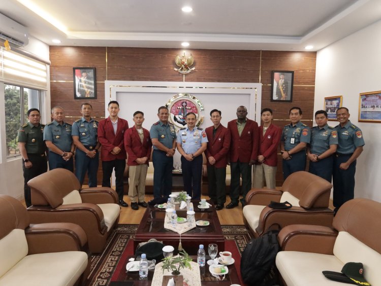 AL Kodaeral IV Terima Kunjungan Mahasiswa Asing UNHAN RI, Perkuat Diplomasi Pertahanan Maritim