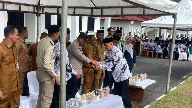 HUT PGRI & Hari Guru Nasional 2025, Polres Lingga Tegaskan Komitmen Dukung Dunia Pendidikan
