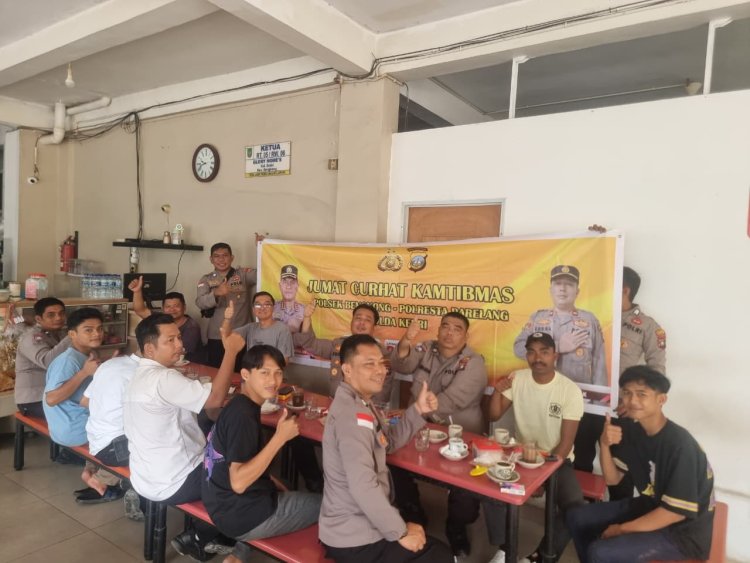 Polsek Bengkong Gelar Jumat Curhat Kamtibmas Bersama Warga Kelurahan Sadai