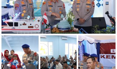 POLDA KEPRI GELAR SYUKURAN HUT KE-75 POLAIRUD, PERESMIAN MASJID AL HARUN DAN KIRIM BANTUAN UNTUK DAERAH TERDAMPAK BENCANA