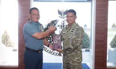 KODAERAL IV TERIMA COURTESY CALL PENASIHAT AHLI KEPALA SKK MIGAS DAN DIREKTUR SECURITY WILAYAH I