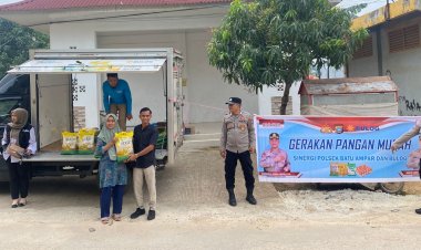 Dukung Stabilitas Harga, Polsek Batu Ampar Hadirkan Gerakan Pangan Murah Bagi Warga