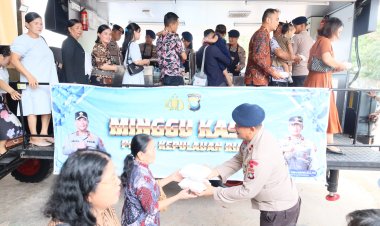 POLDA KEPRI GELAR MINGGU KASIH DI GEREJA BNKP BATAM, PERKUAT KEPEDULIAN SOSIAL DAN SINERGI BERSAMA JURNALIS