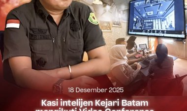 Kejari Batam Ikuti Video Conference Pengarahan Jaksa Agung Intelijen RI, Perkuat Deteksi Dini dan Cegah Dini