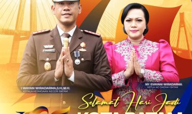 Kajari Batam Sampaikan Ucapan Selamat Hari Jadi Kota Batam ke-196