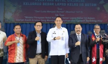 Perayaan Natal Oikumene Lapas Batam: Dari Luka Menjadi Berkat, Kasih Kristus Hadirkan Pemulihan dan Harapan Baru
