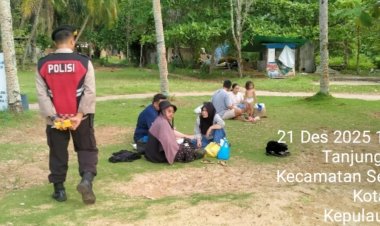 Polsek Sekupang Laksanakan Pengamanan Objek Wisata Jelang Libur Nataru