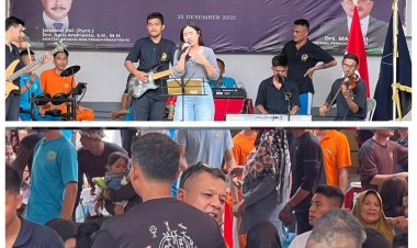 Rutan Kelas IIA Batam Gelar Open House Natal, Hadirkan Suasana Hangat Bersama Keluarga