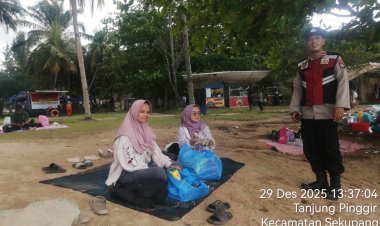 Polsek Sekupang Laksanakan Pengamanan Tempat Wisata Saat Libur Nasional