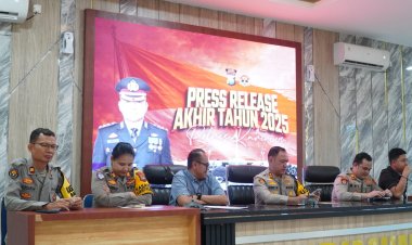 Polres Karimun Gelar Rilis Akhir Tahun 2025