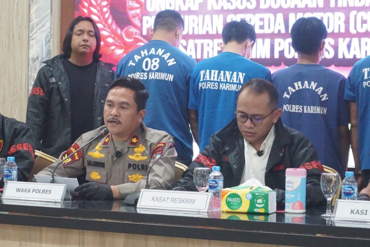 Resmob Polres Karimun Ungkap 7 TKP Curanmor