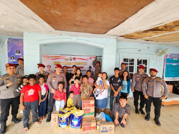 DITRESKRIMSUS POLDA KEPRI GELAR BAKTI SOSIAL DAN ANJANGSANA DALAM RANGKA HARI JADI RESERSE POLRI KE-78 TAHUN 2025